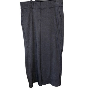 Women's Lane Bryant Black & White Houndstooth Wide leg Pants Size 16 NWT